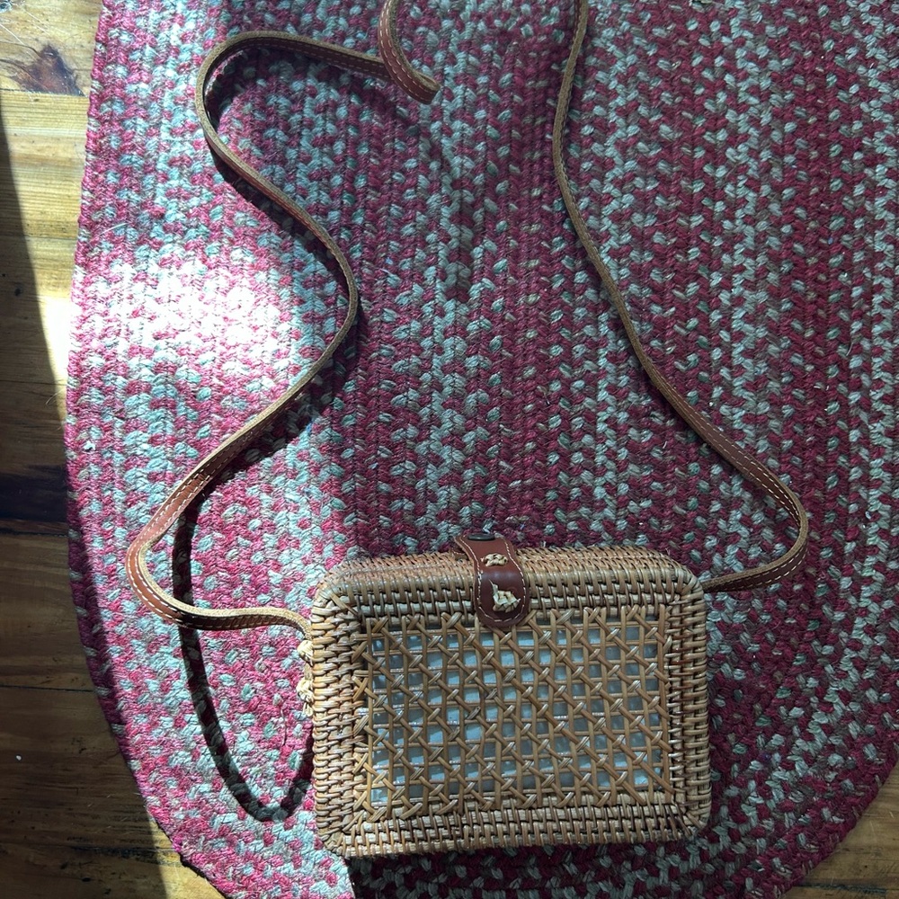 Woven Wicker Purse